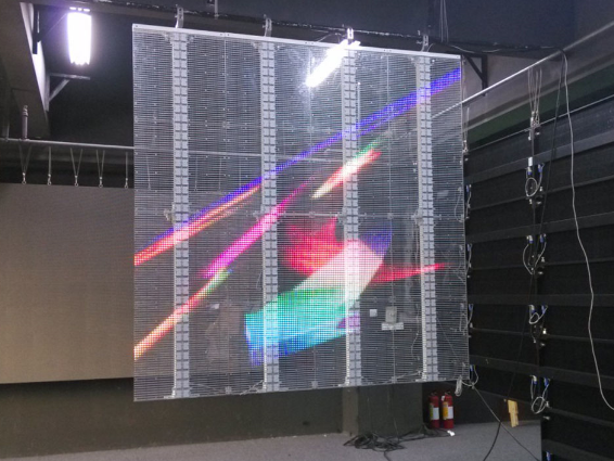 LED玻璃透明顯示屏在餐廳設計