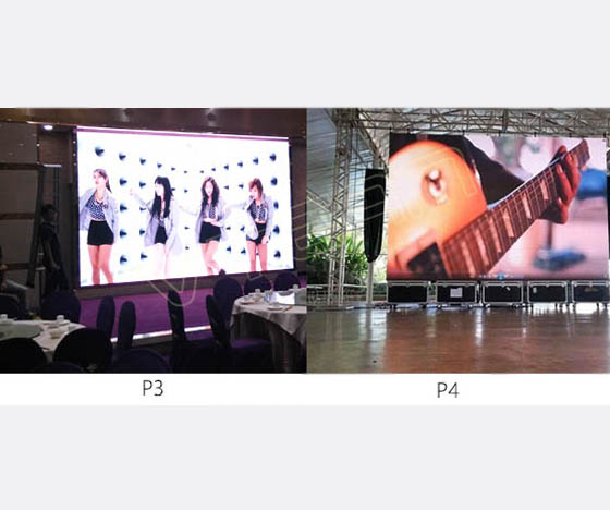 室內(nèi)全彩LED顯示屏P3和P4的區(qū)別？哪個更好？