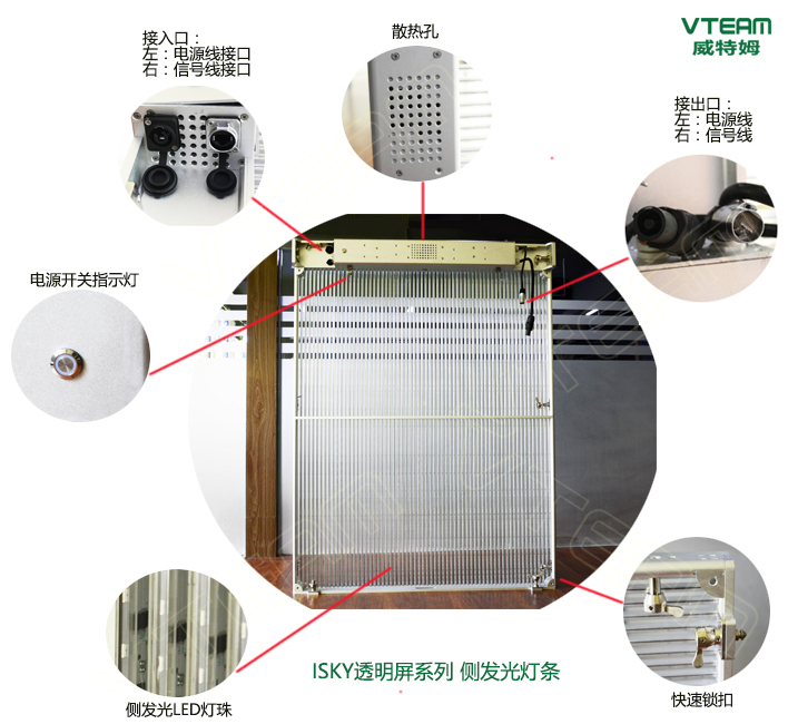 LED透明屏各個細節(jié)展示