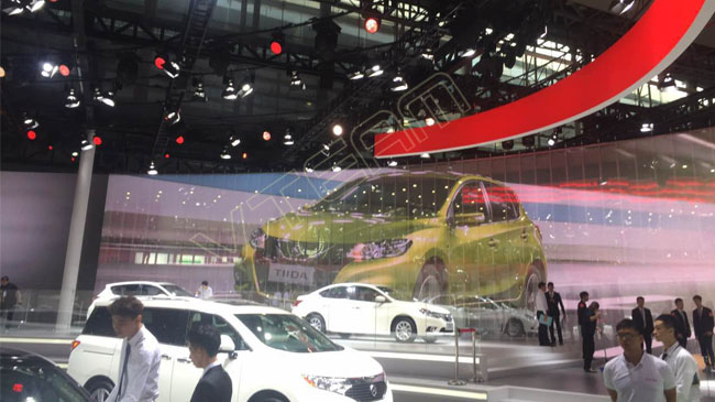 車展LED透明屏使用應該具備哪些條件？